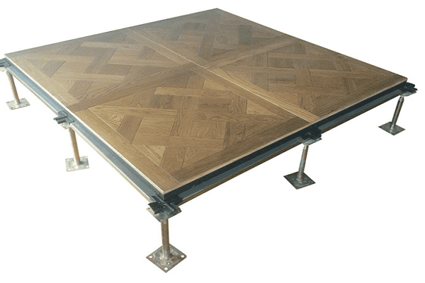 Raised Floor with Wood Flooring Finish