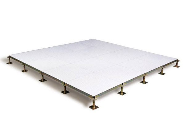 raised floor without edge trim